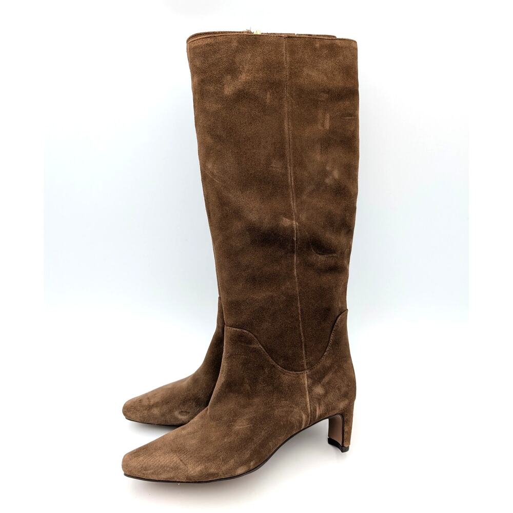 Vince Camuto Avriah Knee High Boots Women's Reishi Brown Size US5M EU35.5